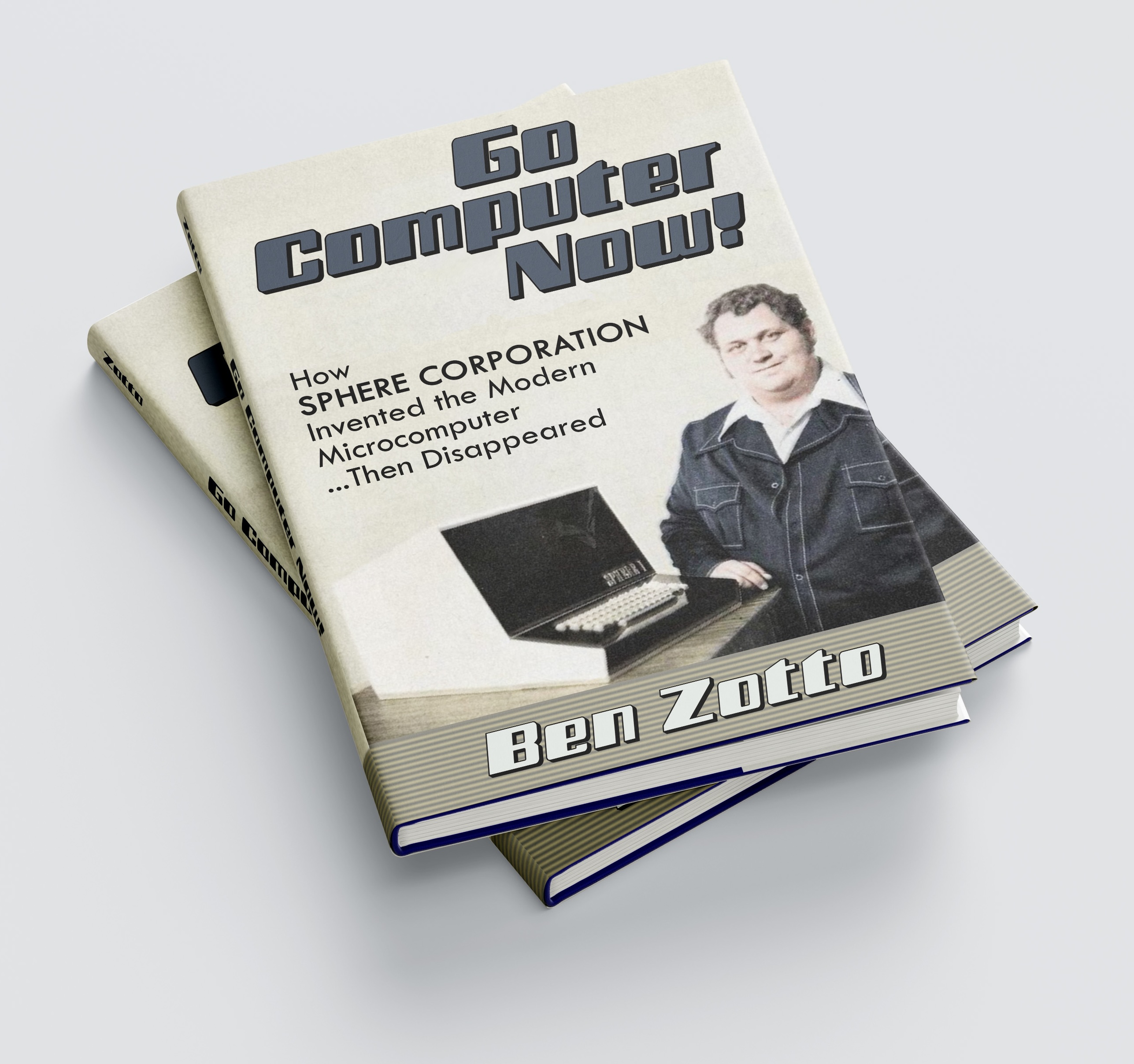 Go Computer Now! Book stack mockup
